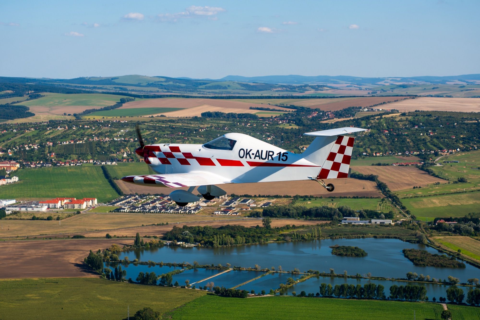 An SD-1 Minisport in flight